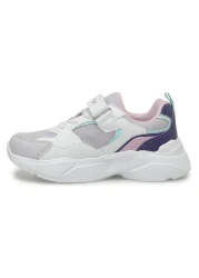 U.S. Polo Assn. White Purple Girl's Sneakers