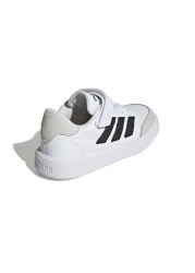 adidas Courtblock El C - Kids White Casual Shoes Id6506