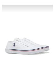 U.S. Polo Assn. Women's White Lace-up Shoes