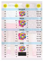 KCMN Elina Cool Lighted Orthopedic Children's Sneakers - PUDRA