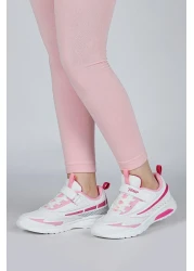 Jump 30007 White - Fuchsia Girl's Sneaker Casual Sneakers