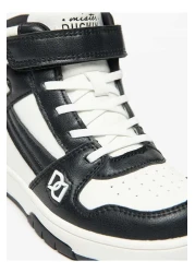 Duchini Mister Duchini Boys' Panelled Sneakers with Hook and Loop Closure