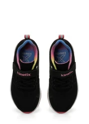 Kinetix VANYA II 4FX Black Girl's Sports Shoes