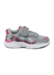 Jump 29189 Velcro Gray - Fuchsia Girl's Sneaker Casual Sneakers