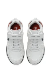 U.S. Polo Assn. U.S. Polo Assn. Boy's White Color Sneaker