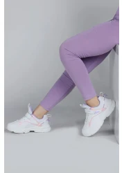 Jump 29605 موديل حذاء رياضي أبيض-وردي