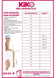 Kiko Kids حذاء رياضي مضاء بشريط فيلكرو للفتيات من Royzo