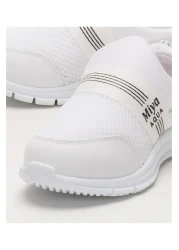 Liger Unisex Elastic Lightweight Airfle Children's Sports Shoes White
