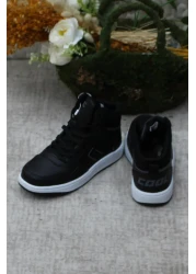 fort Black High Top Cool Adel Children's Shoes - Non-Slip Sole and Comfortable