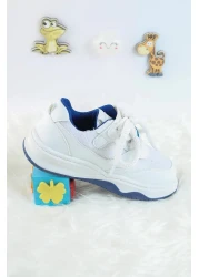 Moda Lime Unisex Children's Sports Shoes Kuromi Special Design Lace-Up and Velcro Sneakers