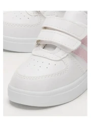 Liger Lighted Unisex Comfortable Lightweight Children's Sports Shoes White - Powder