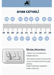 QBALVİN Daily Orthopedic Children's Sports Shoes Velcro Anatomical Flexible Sole Ergonomic Comfortable Sneakers