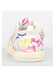 Vicco White Darida Baby and Child Orthopedic First Step Sneakers