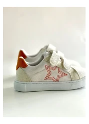 Merli&Rose حذاء رياضي للأطفال من Star Summer للجنسين، مزود بشريط فيلكرو، ونعل خفيف الوزن وجيد التهوية