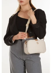 Adelina Bags Clover Detailed Women's Shoulder Bag - Cross Strap