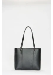 Pierre Cardin حقيبة كتف نسائية بطباعة سوداء 05PO22Y1572
