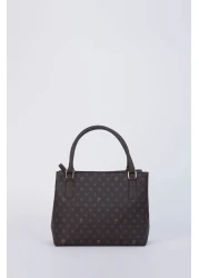 Pierre Cardin Brown Monogram Women's Shoulder Bag 05PO22K1592