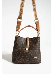 Just Polo JP حقائب كتف نسائية أصلية من Just Polo مناسبة للاستخدام اليومي متوسطة الحجم وكبيرة الحجم بحزام عريض