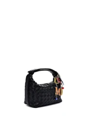 Derimod Women's Black Accessory Knitted Mini Shoulder Bag 25Sbd292329