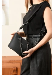 Just Polo حقيبة كتف وكتف نسائية قماش بولو