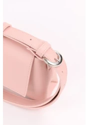 NOTHING Mini Baguette - Cross Adjustable Belt, Strap Hand and Shoulder Bag, Powder