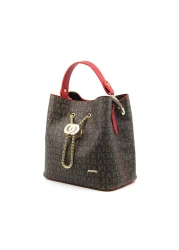 Just Polo Women's Hand And Shoulder Bag Jpm2065 Brown Red