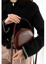 CCWAY AYAKKABI Women's Handbag Shoulder Bag Claret Red