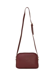 Pierre Cardin Claret Red Print Women's Shoulder Bag 05Po22Y1536