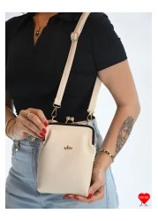 JARA Bag Paris 3 Compartment Waterproof Cross Strap Phone Holder Wallet Bag