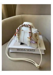 Moda Sekiz Women's Mini Crossbody Hand and Shoulder Bag with Shawl Accessory