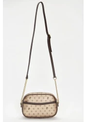 Pierre Cardin Gold Monogram Women's Shoulder Bag 05PO22Y1543