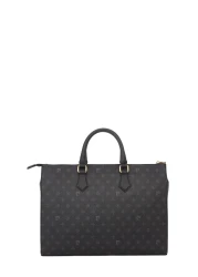 Pierre Cardin Black Monogram Women's Shoulder Bag 05PO23Y1709