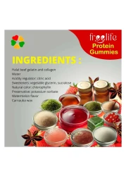 Freelife Strawberry Flavour Protein Gummies, 32g