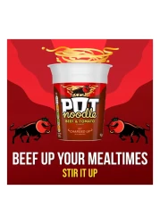 Pot Noodle Beef And Tomato Flavour Instant Noodles 90g