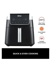 Ninja Max Pro Air Fryer, AF180ME, Black, 6.2 L