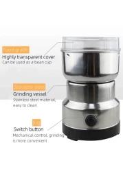 Radiotronics Kitchen Blender Grinding Machine Electric Grinder for coffee, pepper, and spices Electric Spice Mill Grain Mill The Coffee Bean.