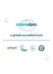 Water Wipes Purest Baby Wipes White 60 Wipes Pack of 12