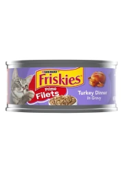 Purina Friskies Prime Turkey Dinner Wet Food Filets for Cat,156g