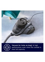 إلكترولوكس مكنسة كهربائية EC41-2DB، سعة 1.10 لتر، 1600 واط، أزرق 8.03 كغ