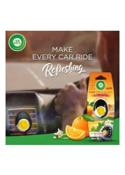 Air Wick Vent Clip Mediterranean Sun Car Air Freshener Yellow 2.5ml