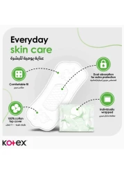 Kotex Natural Panty Liners 100% Cotton Normal Size 30 Daily Panty Liners