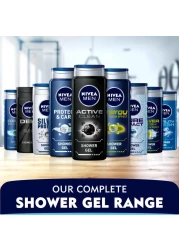 NIVEA MEN 3in1 Shower Gel Pure Impact Fresh Scent 250ml Pack of 3
