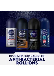 NIVEA MEN Antiperspirant Roll-on for Men Silver Protect Antibacterial Protection 50ml