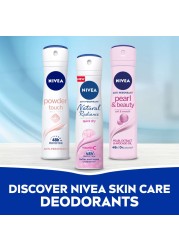 NIVEA Antiperspirant for Women Natural Radiance Spray 150ml Pack of 3