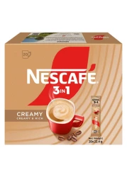 Nescafe 3-In-1 Creamy Latte Creamy and Rich Instant Coffee Mix, 22.4g Pack of 20