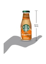 Starbucks Frappuccino Caramel Coffee Drink Bottle, 250ml