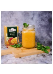 Ahmad Tea Mango Magic Flavoured Black Tea with Fruit Pieces Tea Bags 20 Tea Bags