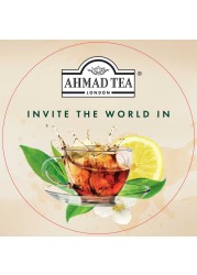 Ahmad Tea Fruit and Herb Infusion Rosehip and Hibiscus with Cherry Flavoured Tea Bags 20 Tea Bags