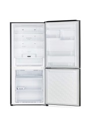 Hitachi Bottom Freezer Refrigerator Glass Black 320L Net Capacity RBG410PUK6GBK