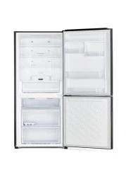 هيتاشي ثلاجة بفريزر سفلي سعة صافية 320 لتر RBG410PUK6GBK - أسود زجاجي